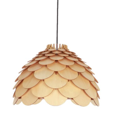 Light Prestige BURGO LP-101335/1P S lampa wisząca drewniana designerska 1x60W E27 35cm