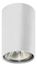 Lampex Simba biały 483/A oprawa stropowa natynkowa nowoczesna biała owalna 1x40W GU10 6cm WM