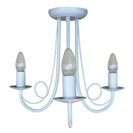 Light Prestige Perła 3 LP-020/3P white lampa wisząca biała metalowa 3x40W E14 35cm