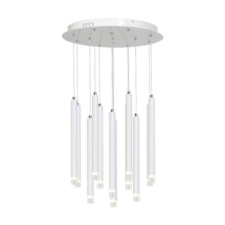 Milagro ALBA ML228 lampa wisząca nowoczesna LED 12W 4000K metal / akryl biały 45cm