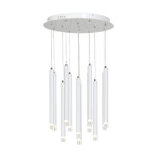 Milagro ALBA ML228 lampa wisząca nowoczesna LED 12W 4000K metal / akryl biały 45cm