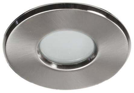 Candellux SH-04 SN oprawa do wbudowania stropowa hermetyczna łazienkowa satyna nikiel MR16 8,4cm IP65