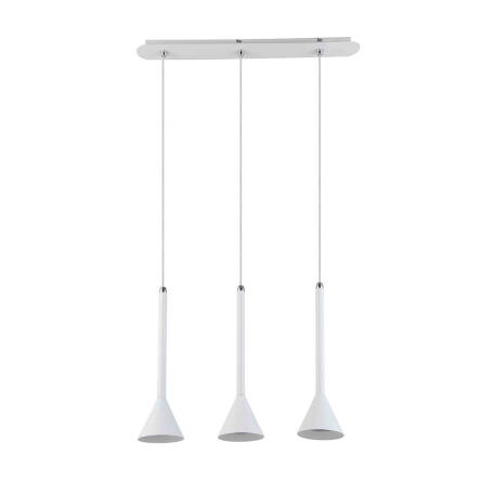 Italux lampa wisząca Anela WH FH31793-AJ13 WH potrójna na listwie biała LED 57cm