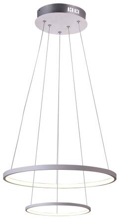 Candellux LUNE 32-64752 lampa wisząca okrągła podwójna biała LED 40W 4000K 50cm