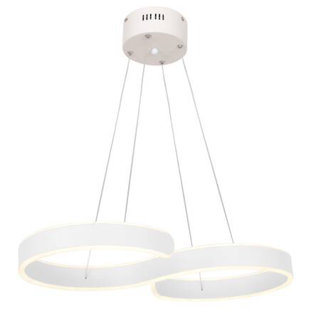 Milagro INFINITY WHITE ML5493 lampa wisząca nowoczesna regulacja wysokości biała LED 60W 4000K 60cm