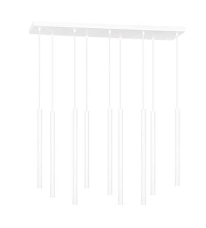 Emibig SELTER 9 WHITE 553/9 lampa wisząca designerski spot halogen tuby białe metal 9x30W G9 92cm