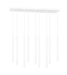 Emibig SELTER 9 WHITE 553/9 lampa wisząca designerski spot halogen tuby białe metal 9x30W G9 92cm