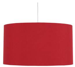 Candellux ONDA 31-06158  lampa wisząca abażur tkanina czerwona 1X60W E27 40 cm
