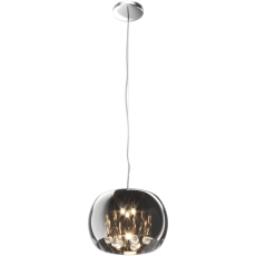 Zuma Line P0076-03E-F4FZ CRYSTAL II lampa wisząca chrom kryształy G9 28cm