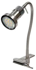 Candellux ARKON 41-60020 lampa klips satyna nikiel+chrom 1X50W GU10 25cm