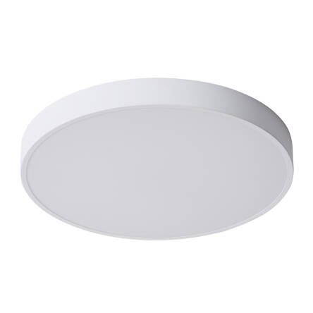 Italux Orbital 5361-860RC-WH-3 plafon lampa sufitowa nowoczesny okrągły biały piaskowany metal IP20 LED 60W 3000K 60cm