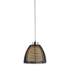 Zuma Line MD9023-1S PICO lampa wisząca czarny 1xE27 60W 19cm