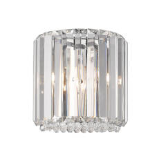 Zuma Line W0360-01A-B5AC PRINCE kinkiet lampa ścienna chrom kryształ 1xG9 42W 19cm