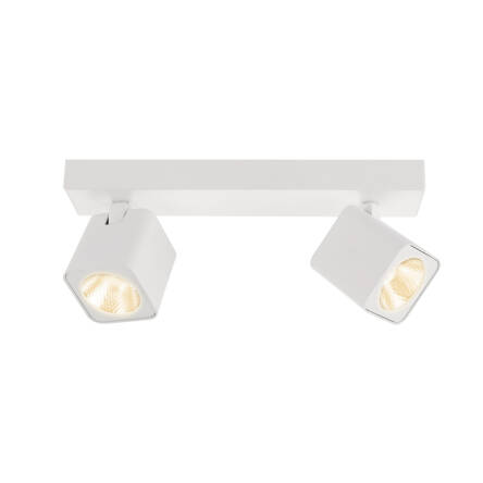 Italux Aveiro SPL-31981-2B-WH spot oprawa natynkowa nowoczesna biała metal 2x10W LED 4000K 28 cm