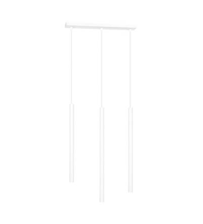 Emibig SELTER 3 WHITE 553/3 lampa wisząca designerski spot wiszący halogen tuby białe długie 3x30W G9 45cm