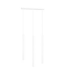 Emibig SELTER 3 WHITE 553/3 lampa wisząca designerski spot wiszący halogen tuby białe długie 3x30W G9 45cm