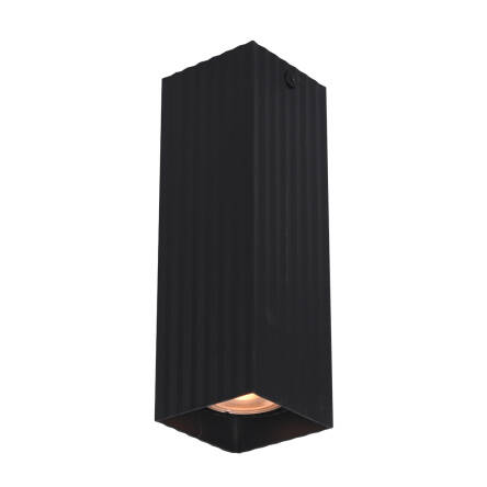 Italux Tecno CLN-37492-M-BK oprawa natynkowa czarna GU10 17cm