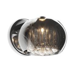 Zuma Line W0076-01D-F4FZ CRYSTAL kinkiet lampa ścienna chrom kryształy 1xG9 53W 26cm