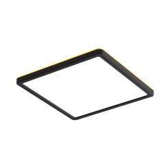 Italux Aleria PLF-39573-450S-50W-BL plafon czarny LED 50W regulacja barwy 45cm
