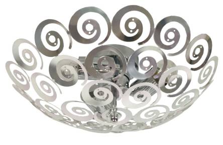 Candellux VOLANS1 14-97517 plafon lampa sufitowa metal srebrny 3X60W E27 40 cm