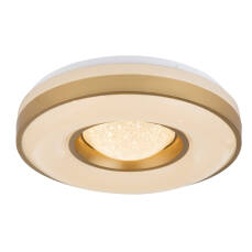 Globo COLLA 41742-24 lampa sufitowa biało-złota LED 24W 3000K 41cm