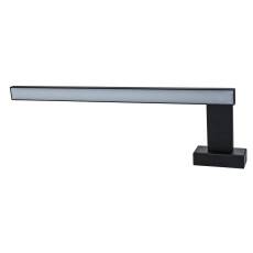 Milagro SHINE BLACK ML4380 kinkiet lampa ścienna czarny prostokąt 11W LED 4000K 45cm IP44