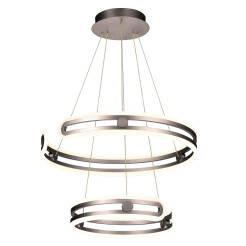 Italux Kiara MD17016002-2A COFFE lampa wisząca nowoczesna kawowa aluminium klosz akrylowy LED 120W 3000K IP20 60cm