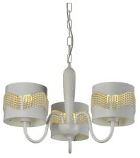Candellux ANTONIO 33-22998 lampa wisząca biały 3X60W E27 koraliki 50cm