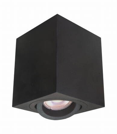 Light Prestige Lyon 1 LP-5881/1SM BK oprawa stropowa natynkowa czarna metal 1x50W GU10 9cm