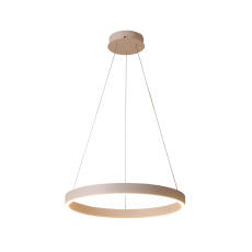 Italux Brasco Down PND-56215-060RPC-GD-3KS4K-TRDIMM lampa wisząca złota ring LED 40W 3000K + 4000K 60cm