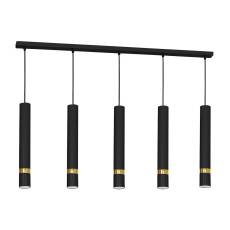 Milagro JOKER MLP6121 lampa wisząca czarny / złoty metal nowoczesna regulacja wysokości 90cm