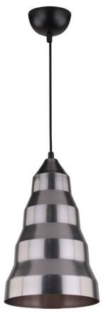 Candellux VESUVIO 31-58577 lampa wisząca aluminiowy klosz 1X40W E27 szary 20cm