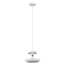 Italux Marina PND-73221-1M-WH lampa wisząca nowoczesna stal biały 26cm E27 1x40W