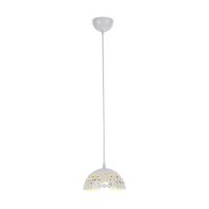 Milagro LISA WHITE ML6138 lampa wisząca biały klosz metal 1xE27 18cm