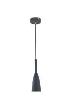 Light Prestige Solin LP-181/1P GR lampa wisząca szara metalowa 1x40W E27 11cm