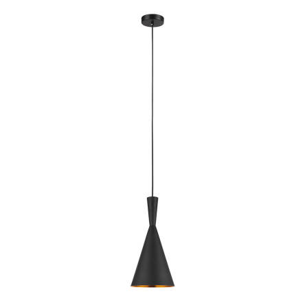 Italux lampa wisząc Pedro MDM-2361/1 metalowa czarny mosiądz 19cm