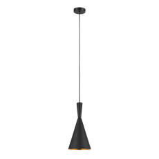 Italux lampa wisząc Pedro MDM-2361/1 metalowa czarny mosiądz 19cm