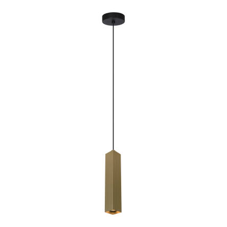 Italux Tecno PND-37492-1-GD lampa wisząca złota GU10