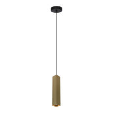 Italux Tecno PND-37492-1-GD lampa wisząca złota GU10