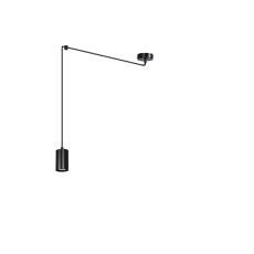 Emibig TRAKER 1 BL/BLACK 524/1 lampa wisząca nowoczesna halogen punktowy metal czarny 1x30W Gu-10 300cm