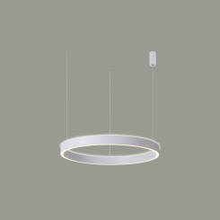 Italux Brasco Up Down PND-56215D-060RPP-WH-3KS4K-TRDIMM lampa wisząca biała LED 60W 3000K + 4000K 60cm