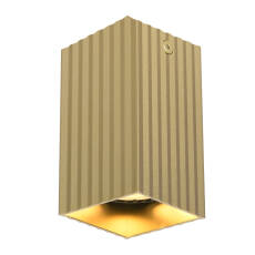 Italux Tecno CLN-37492-S-GD oprawa natynkowa złota GU10 10cm