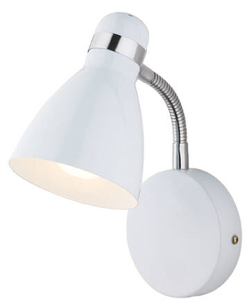 Markslojd kinkiet lampa ścienna Viktor 105191 biała flex / 24h  WM