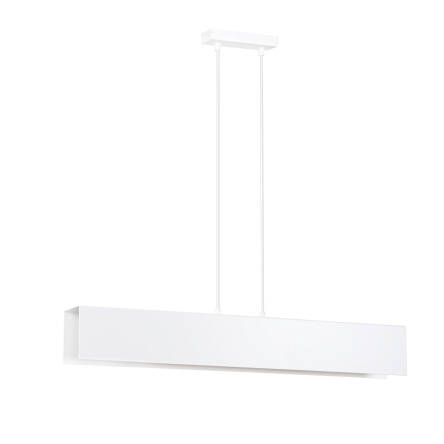 Emibig GENTOR 3 WHITE 673/3 lampa wisząca oryginalna biała loft regulowana metalowa 3x60W E27 72cm