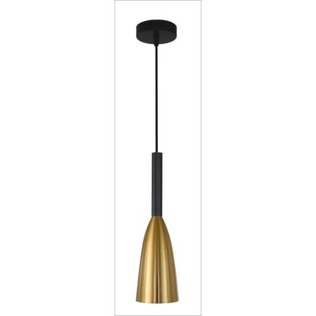 Light Prestige Solin LP-181/1P GD lampa wisząca złota metalowa 1x60W E27 11cm