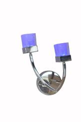 Milagro GLORIA ML332 kinkiet lampa ścienna nowoczesna klosze szklane  2x40W G9 24cm