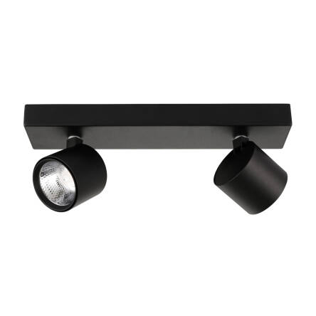 Italux Boniva SPL-2854-2B-BL spot oprawa natynkowa nowoczesna czarny metal 2x5W LED 3000K 28,5cm