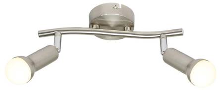 Candellux ARC 92-63298 oprawa oświetleniowa satyna nikiel mikrofon 2X40W E14 35cm