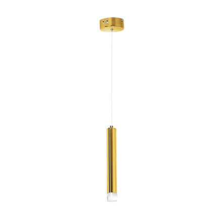 Milagro GOLDIE ML5713 lampa wisząca metalowa złota błyszczące wykończenie klosz podłużny 4000K  5W LED