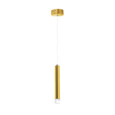 Milagro GOLDIE ML5713 lampa wisząca metalowa złota błyszczące wykończenie klosz podłużny 4000K  5W LED